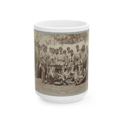 7th New York State Militia, Camp Cameron, D.C., 1861 037 (U.S. Civil War) White Coffee Mug-15oz-Go Mug Yourself