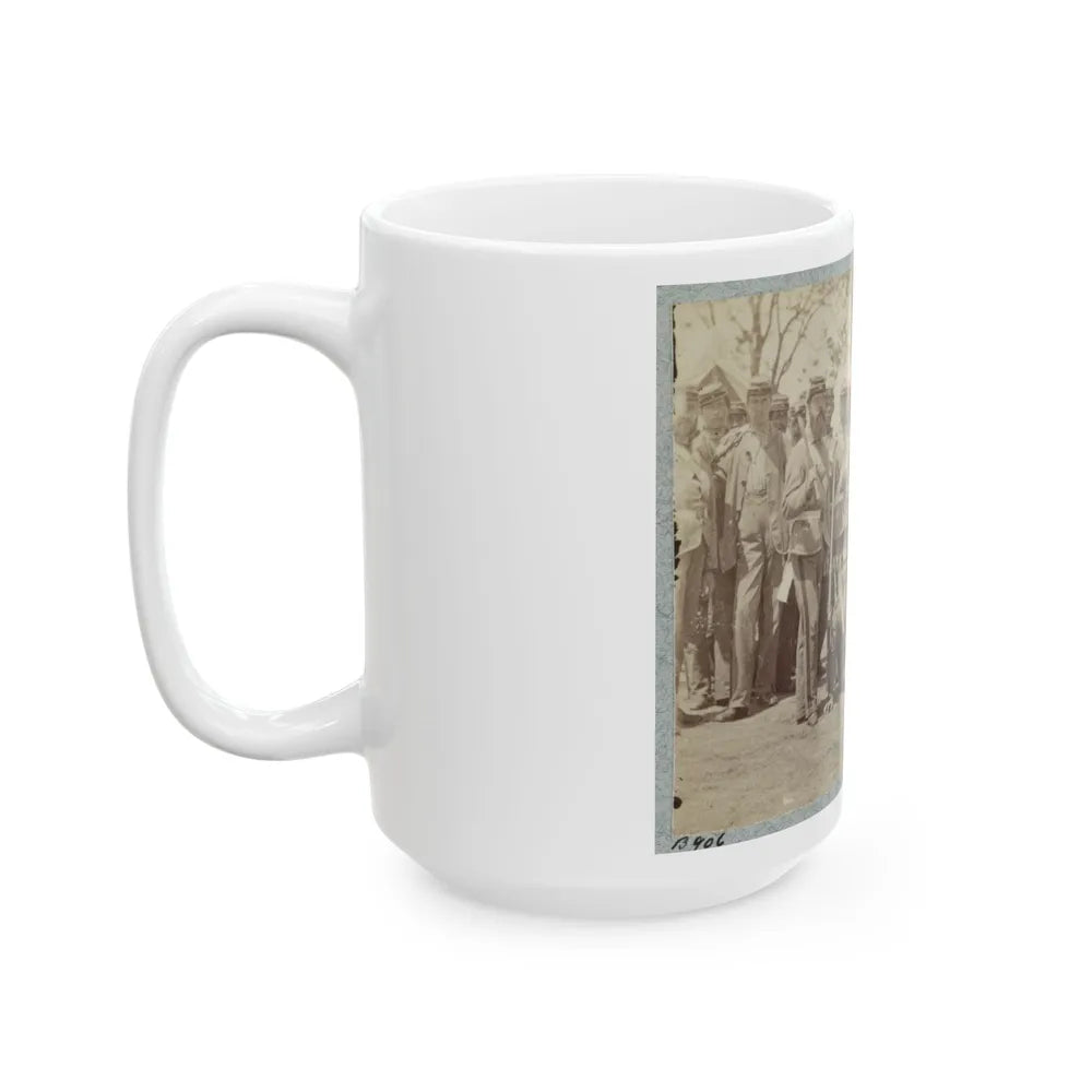 7th New York State Militia, Camp Cameron, D.C., 1861 037 (U.S. Civil War) White Coffee Mug-Go Mug Yourself