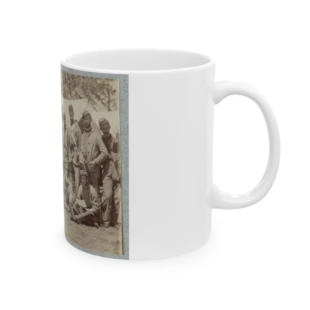 7th New York State Militia, Camp Cameron, D.C., 1861 037 (U.S. Civil War) White Coffee Mug-Go Mug Yourself