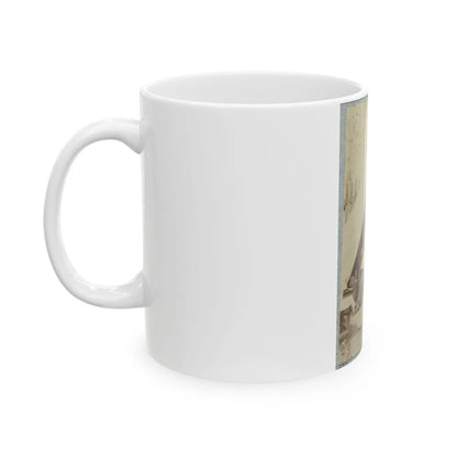 7th New York State Militia, Camp Cameron, D.C., 1861 038 (U.S. Civil War) White Coffee Mug-Go Mug Yourself