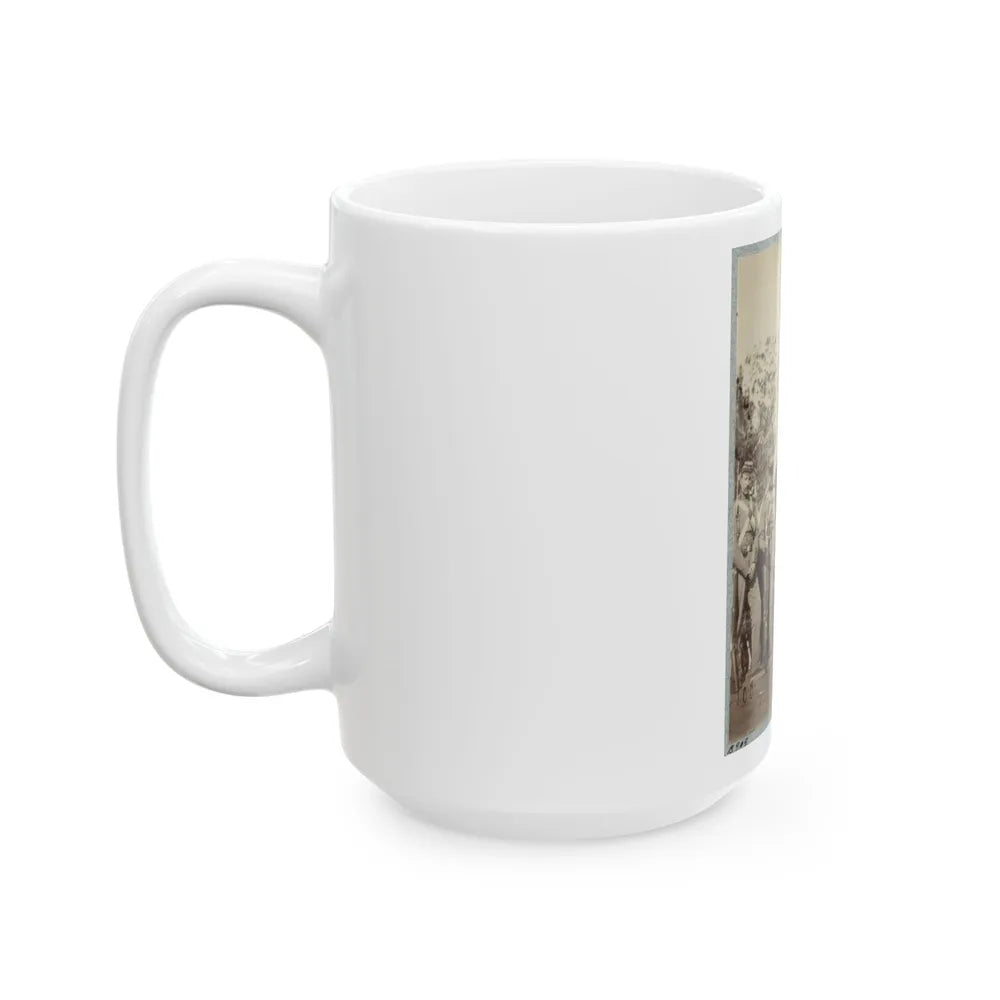 7th New York State Militia, Camp Cameron, D.C., 1861 039 (U.S. Civil War) White Coffee Mug-Go Mug Yourself