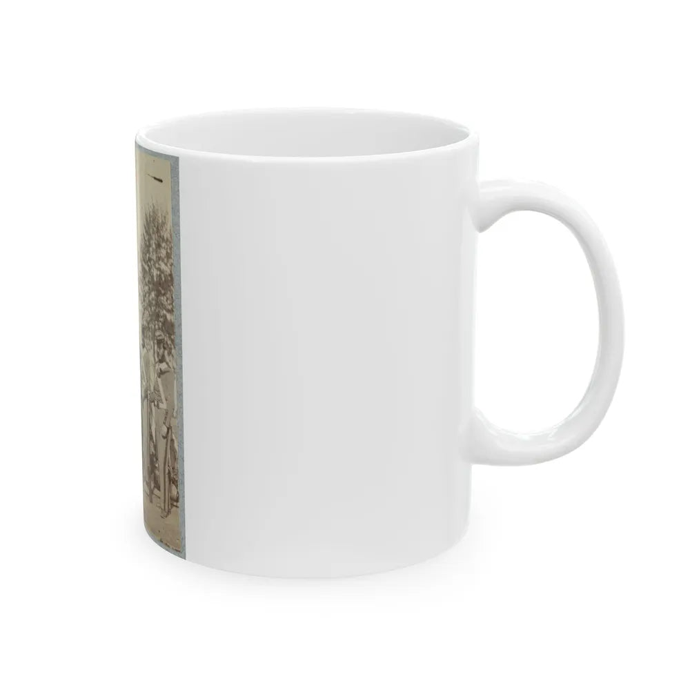 7th New York State Militia, Camp Cameron, D.C., 1861 039 (U.S. Civil War) White Coffee Mug-Go Mug Yourself