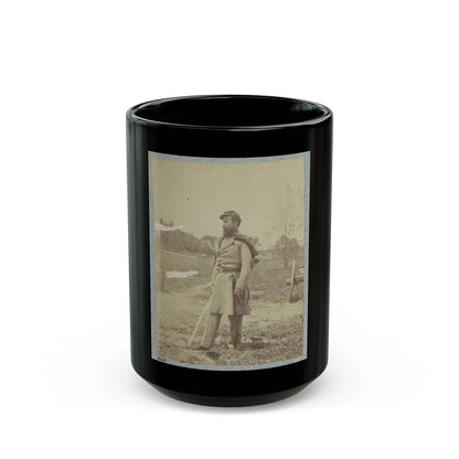 7th New York State Militia, Camp Cameron, D.C., 1861 (U.S. Civil War) Black Coffee Mug-15oz-Go Mug Yourself