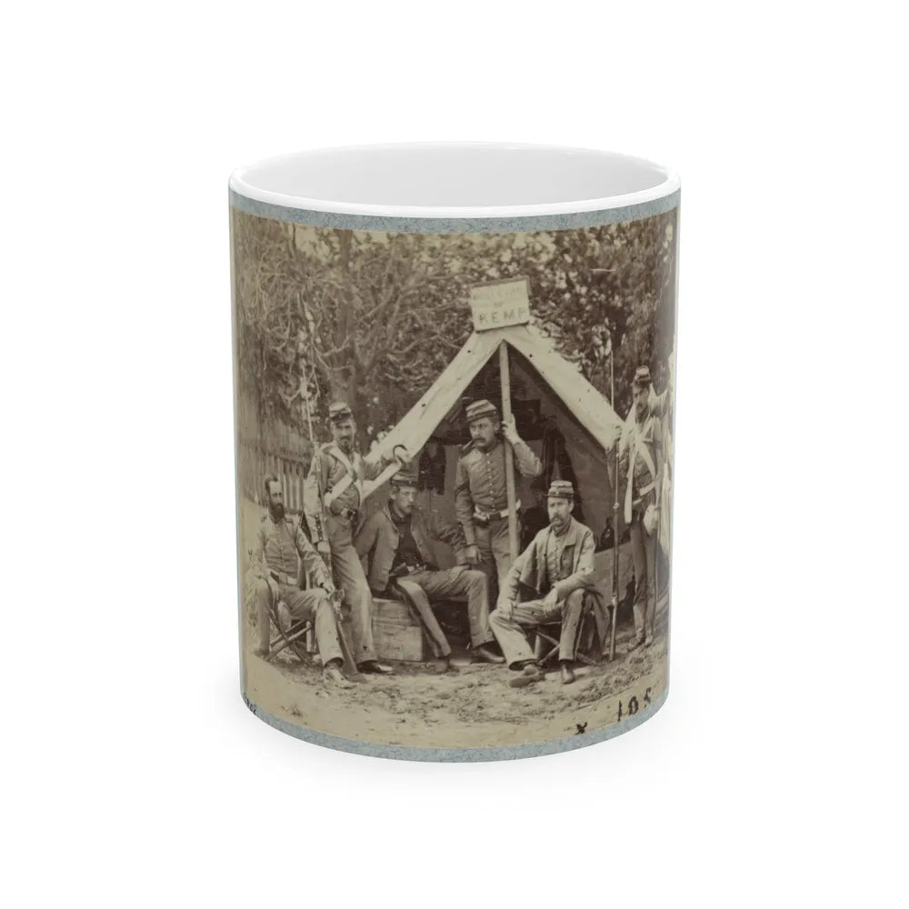 7th New York State Militia, Camp Cameron, D.C., 1861(2) (U.S. Civil War) White Coffee Mug-11oz-Go Mug Yourself