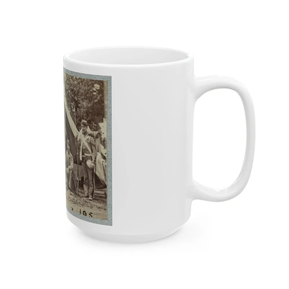 7th New York State Militia, Camp Cameron, D.C., 1861(2) (U.S. Civil War) White Coffee Mug-Go Mug Yourself