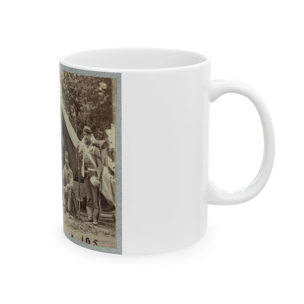 7th New York State Militia, Camp Cameron, D.C., 1861(2) (U.S. Civil War) White Coffee Mug-Go Mug Yourself