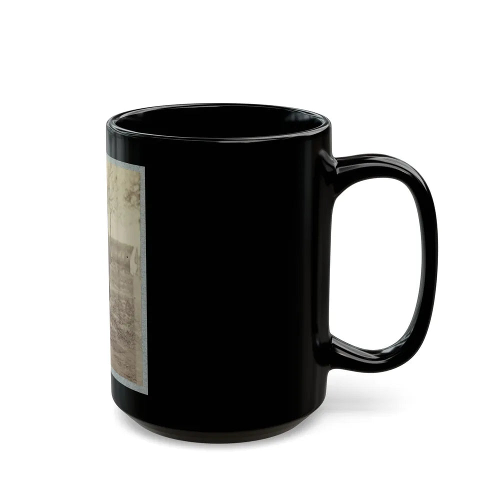 7th New York State Militia, Camp Cameron, D.C., 1861. (U.S. Civil War) Black Coffee Mug-Go Mug Yourself