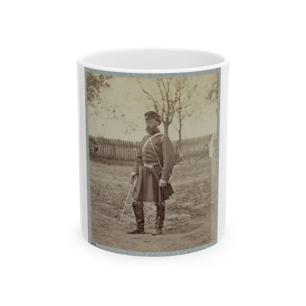 7th New York State Militia, Camp Cameron, D.C., 1861. (U.S. Civil War) White Coffee Mug-11oz-Go Mug Yourself