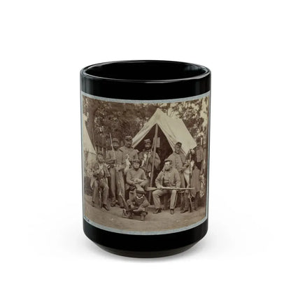 7th New York State Militia, Camp Cameron, D.C., 1861 001(2) (U.S. Civil War) Black Coffee Mug 15oz - Go Mug Yourself