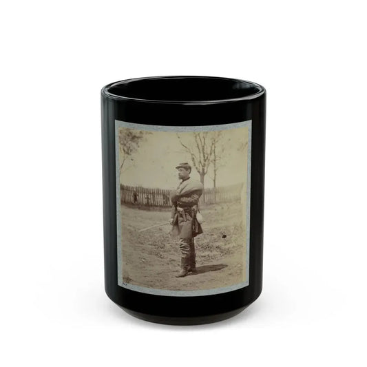 7th New York State Militia, Camp Cameron, D.C., 1861 001 (U.S. Civil War) Black Coffee Mug 15oz - Go Mug Yourself