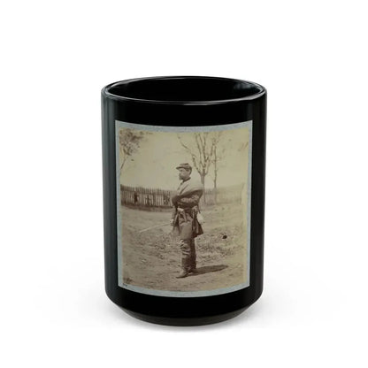 7th New York State Militia, Camp Cameron, D.C., 1861 001 (U.S. Civil War) Black Coffee Mug 15oz - Go Mug Yourself