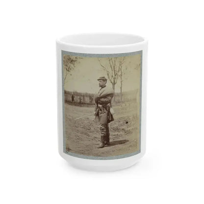 7th New York State Militia, Camp Cameron, D.C., 1861 001 (U.S. Civil War) White Coffee Mug 15oz - Go Mug Yourself