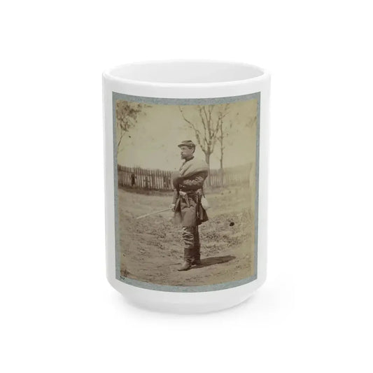 7th New York State Militia, Camp Cameron, D.C., 1861 001 (U.S. Civil War) White Coffee Mug 15oz - Go Mug Yourself