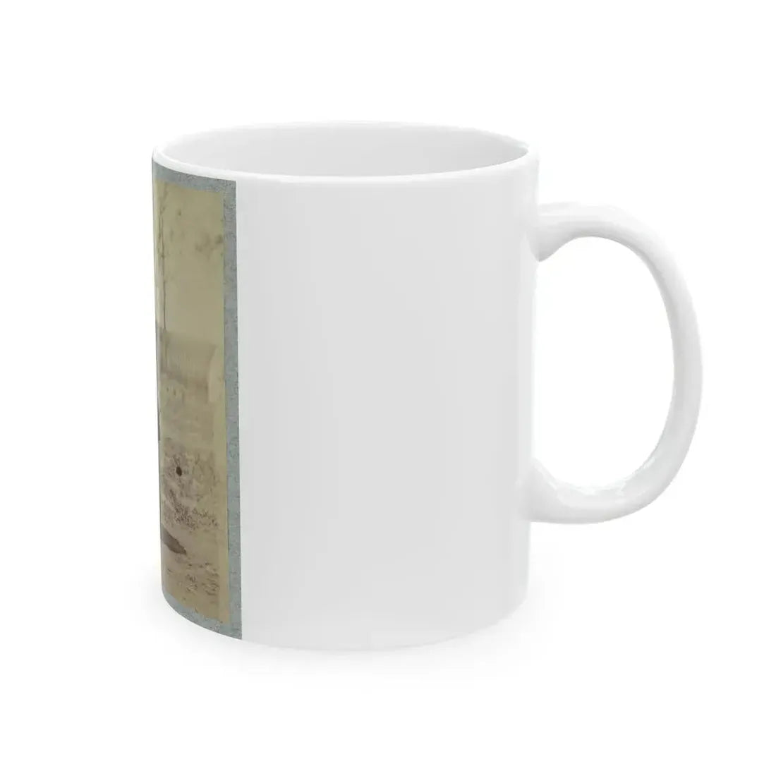 7th New York State Militia, Camp Cameron, D.C., 1861 001 (U.S. Civil War) White Coffee Mug - Go Mug Yourself