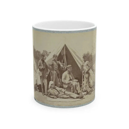 7th New York State Militia, Camp Cameron, D.C., 1861 002(2) (U.S. Civil War) White Coffee Mug 11oz - Go Mug Yourself