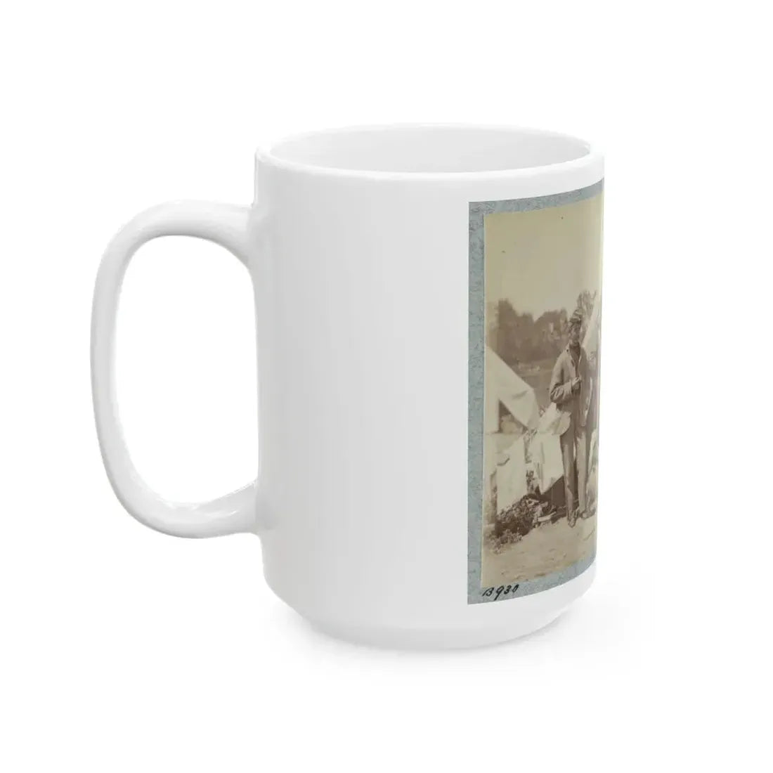 7th New York State Militia, Camp Cameron, D.C., 1861 002(2) (U.S. Civil War) White Coffee Mug - Go Mug Yourself