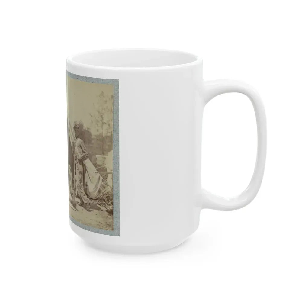7th New York State Militia, Camp Cameron, D.C., 1861 002(2) (U.S. Civil War) White Coffee Mug - Go Mug Yourself