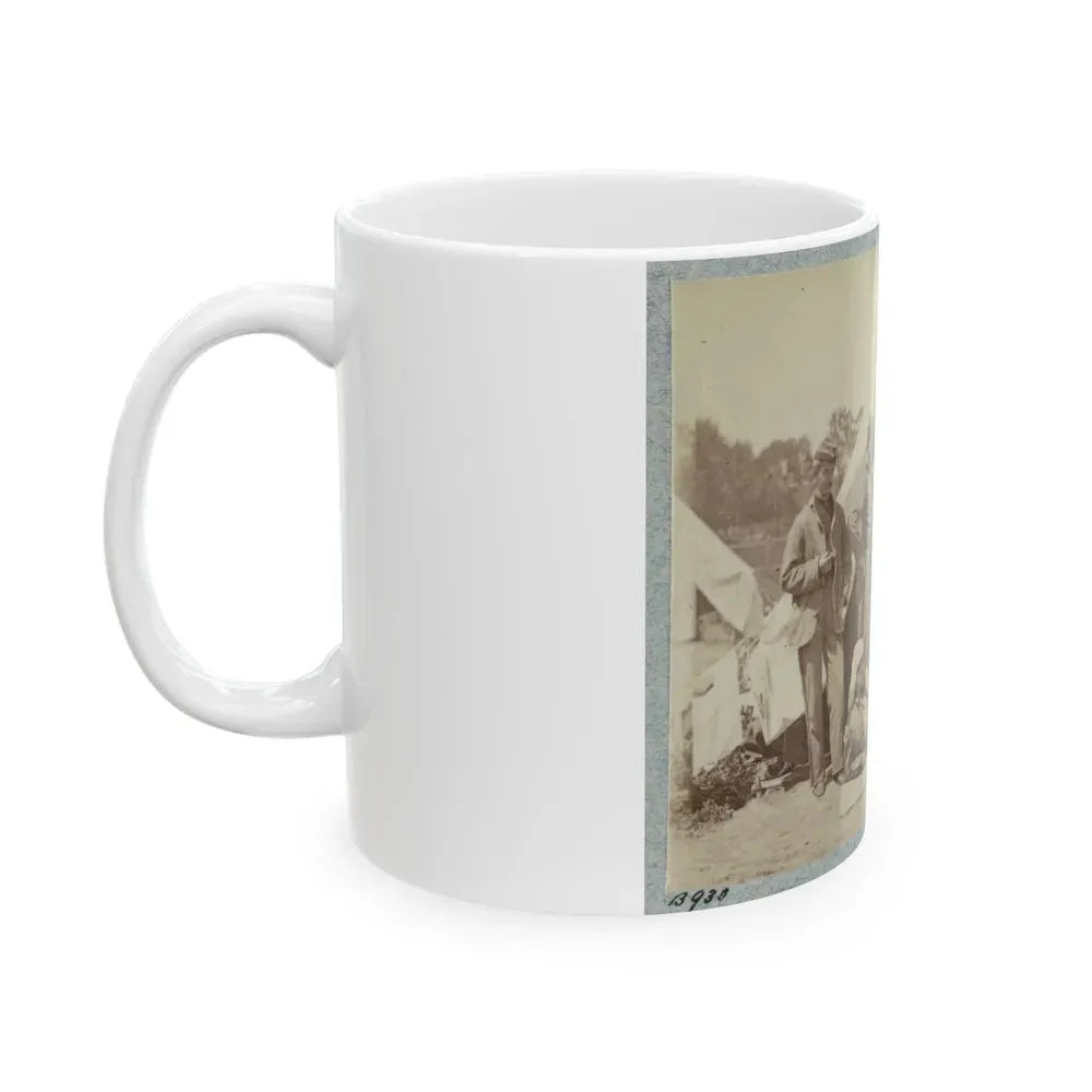7th New York State Militia, Camp Cameron, D.C., 1861 002(2) (U.S. Civil War) White Coffee Mug - Go Mug Yourself