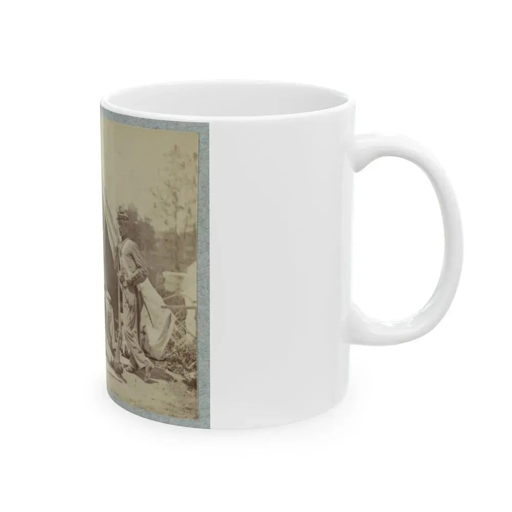7th New York State Militia, Camp Cameron, D.C., 1861 002(2) (U.S. Civil War) White Coffee Mug - Go Mug Yourself