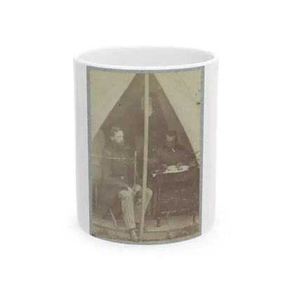 7th New York State Militia, Camp Cameron, D.C., 1861 002 (U.S. Civil War) White Coffee Mug 11oz - Go Mug Yourself