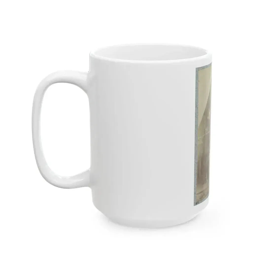 7th New York State Militia, Camp Cameron, D.C., 1861 002 (U.S. Civil War) White Coffee Mug - Go Mug Yourself