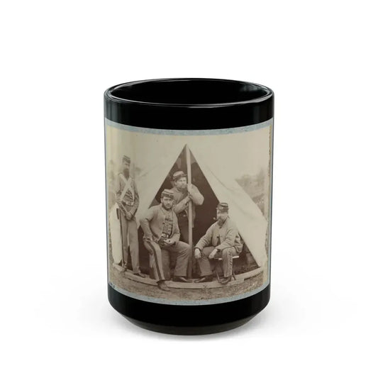 7th New York State Militia, Camp Cameron, D.C., 1861 003(2) (U.S. Civil War) Black Coffee Mug 15oz - Go Mug Yourself