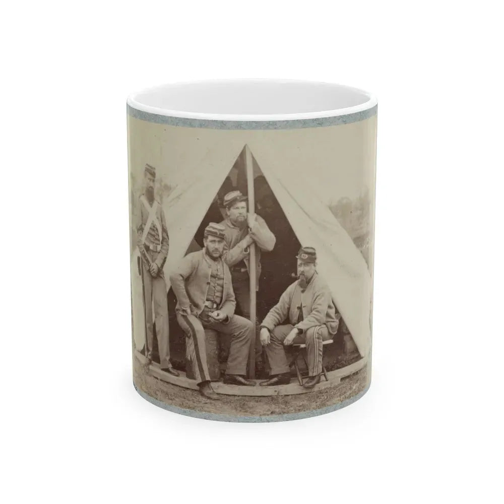 7th New York State Militia, Camp Cameron, D.C., 1861 003(2) (U.S. Civil War) White Coffee Mug 11oz - Go Mug Yourself
