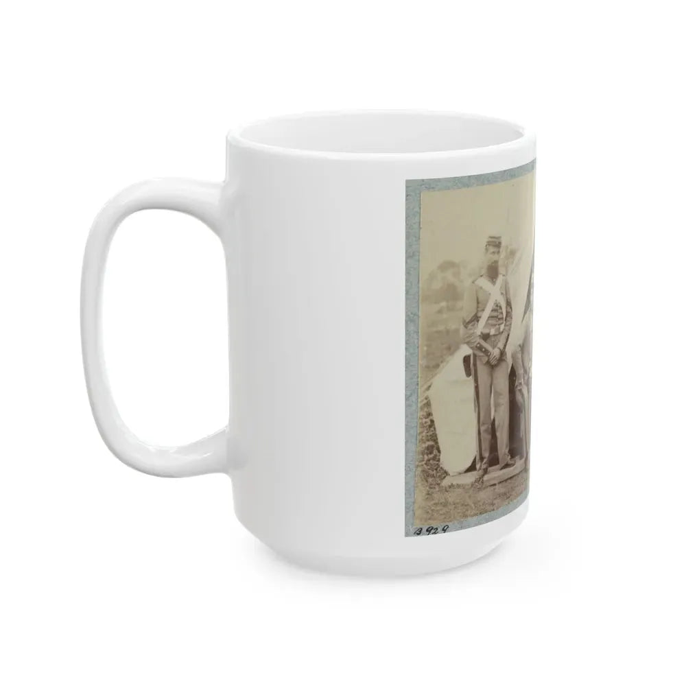 7th New York State Militia, Camp Cameron, D.C., 1861 003(2) (U.S. Civil War) White Coffee Mug - Go Mug Yourself