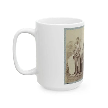 7th New York State Militia, Camp Cameron, D.C., 1861 003(2) (U.S. Civil War) White Coffee Mug - Go Mug Yourself