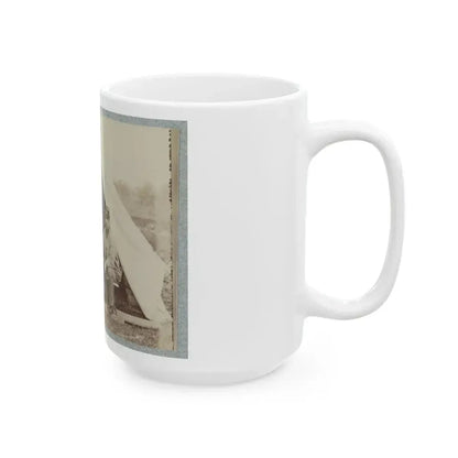7th New York State Militia, Camp Cameron, D.C., 1861 003(2) (U.S. Civil War) White Coffee Mug - Go Mug Yourself