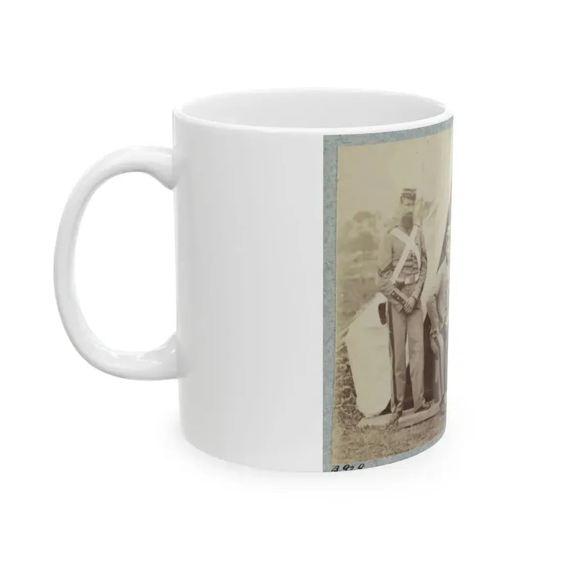 7th New York State Militia, Camp Cameron, D.C., 1861 003(2) (U.S. Civil War) White Coffee Mug - Go Mug Yourself