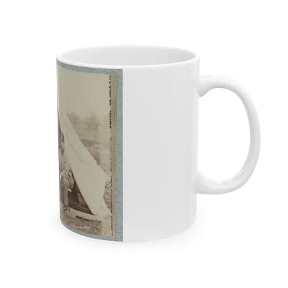 7th New York State Militia, Camp Cameron, D.C., 1861 003(2) (U.S. Civil War) White Coffee Mug - Go Mug Yourself
