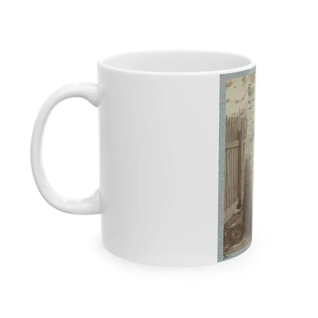 7th New York State Militia, Camp Cameron, D.C., 1861 003 (U.S. Civil War) White Coffee Mug - Go Mug Yourself