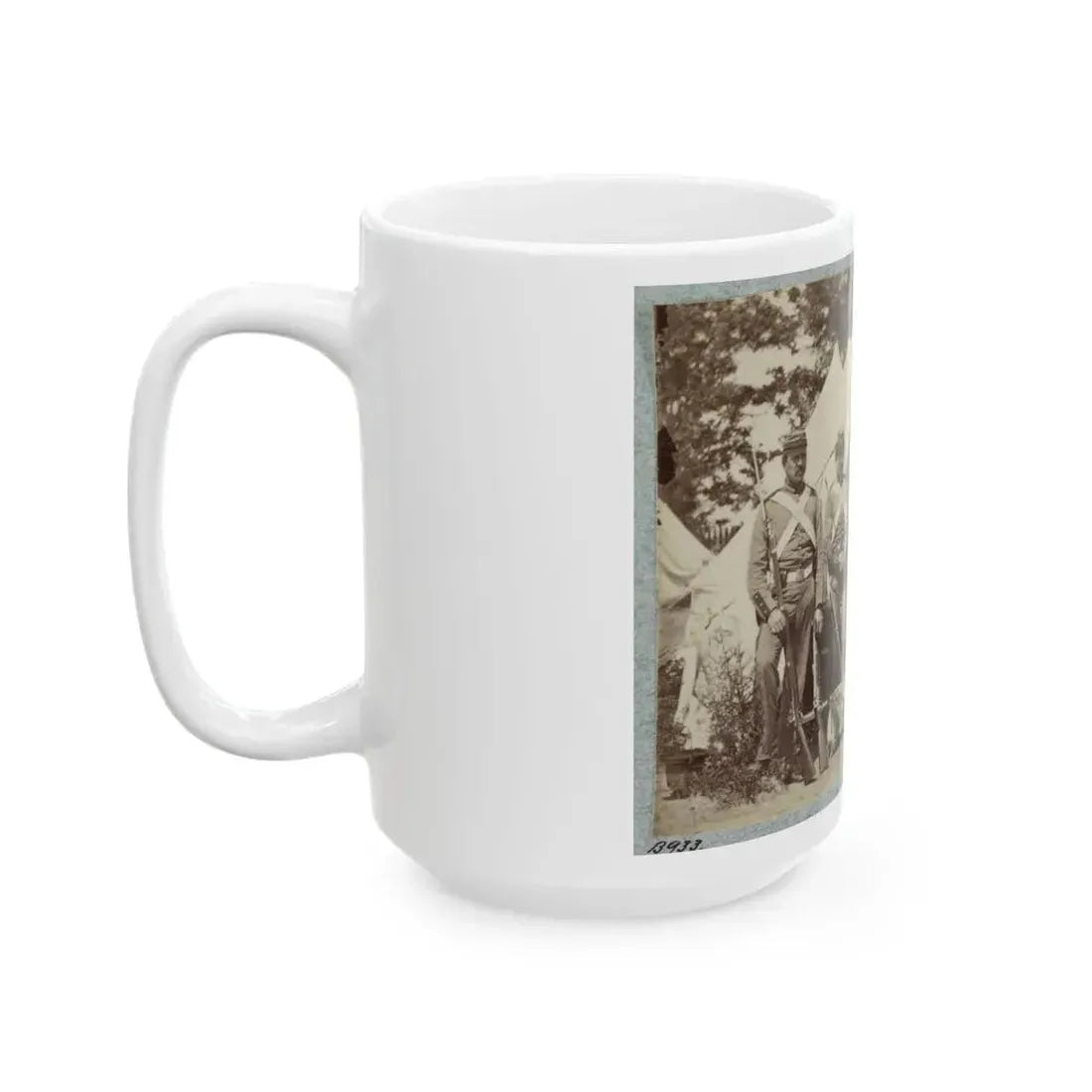 7th New York State Militia, Camp Cameron, D.C., 1861 005 (U.S. Civil War) White Coffee Mug - Go Mug Yourself