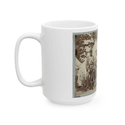 7th New York State Militia, Camp Cameron, D.C., 1861 005 (U.S. Civil War) White Coffee Mug - Go Mug Yourself