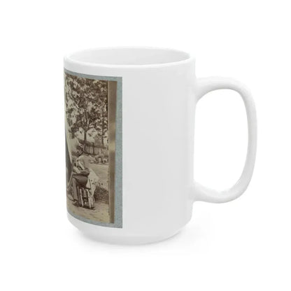 7th New York State Militia, Camp Cameron, D.C., 1861 005 (U.S. Civil War) White Coffee Mug - Go Mug Yourself
