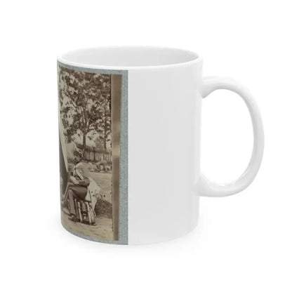 7th New York State Militia, Camp Cameron, D.C., 1861 005 (U.S. Civil War) White Coffee Mug - Go Mug Yourself