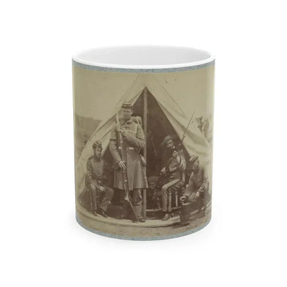 7th New York State Militia, Camp Cameron, D.C., 1861 006 (U.S. Civil War) White Coffee Mug 11oz - Go Mug Yourself