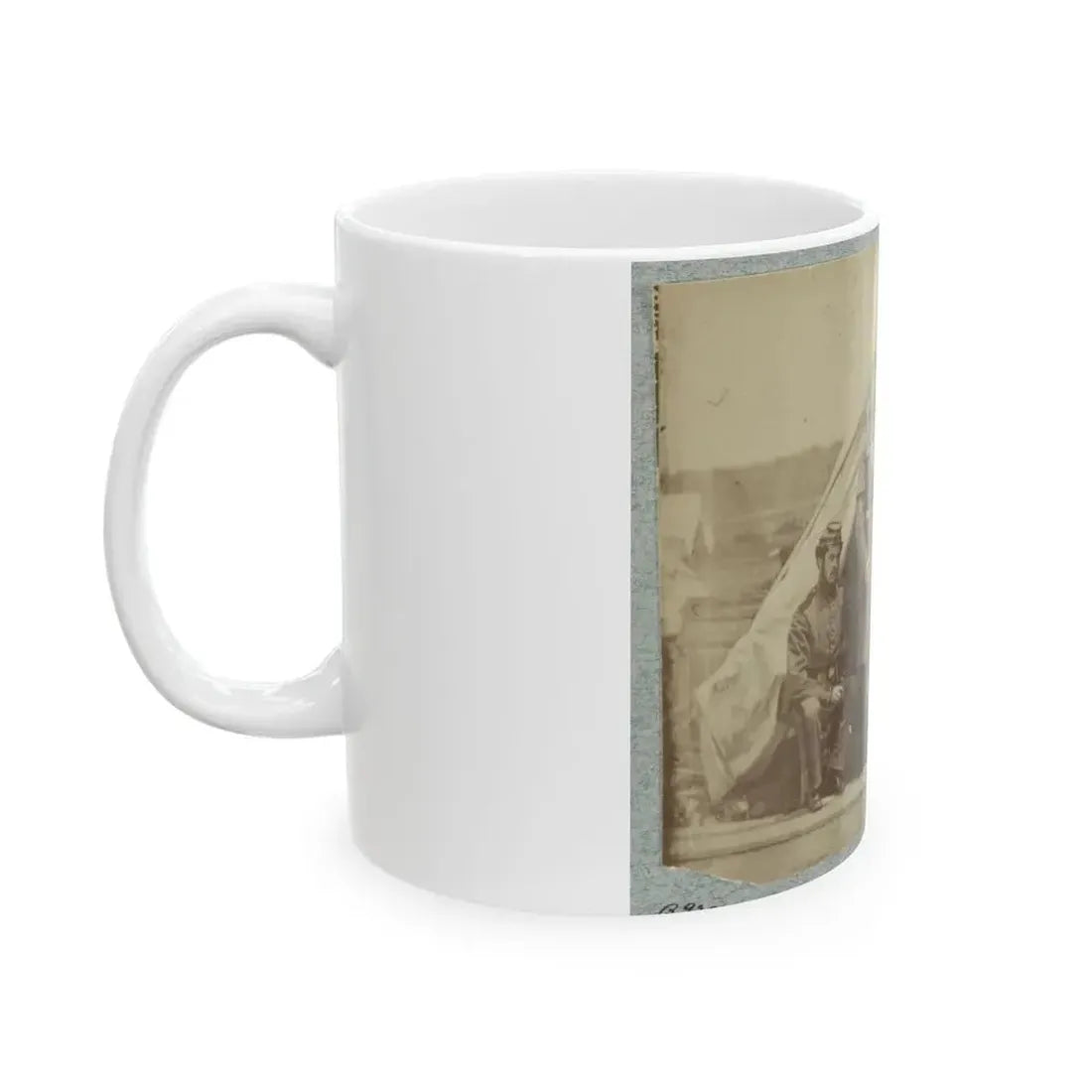 7th New York State Militia, Camp Cameron, D.C., 1861 006 (U.S. Civil War) White Coffee Mug - Go Mug Yourself