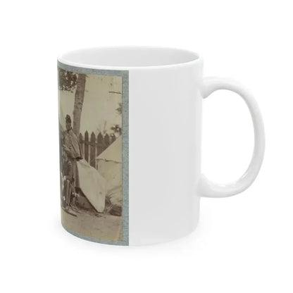 7th New York State Militia, Camp Cameron, D.C., 1861 007 (U.S. Civil War) White Coffee Mug - Go Mug Yourself