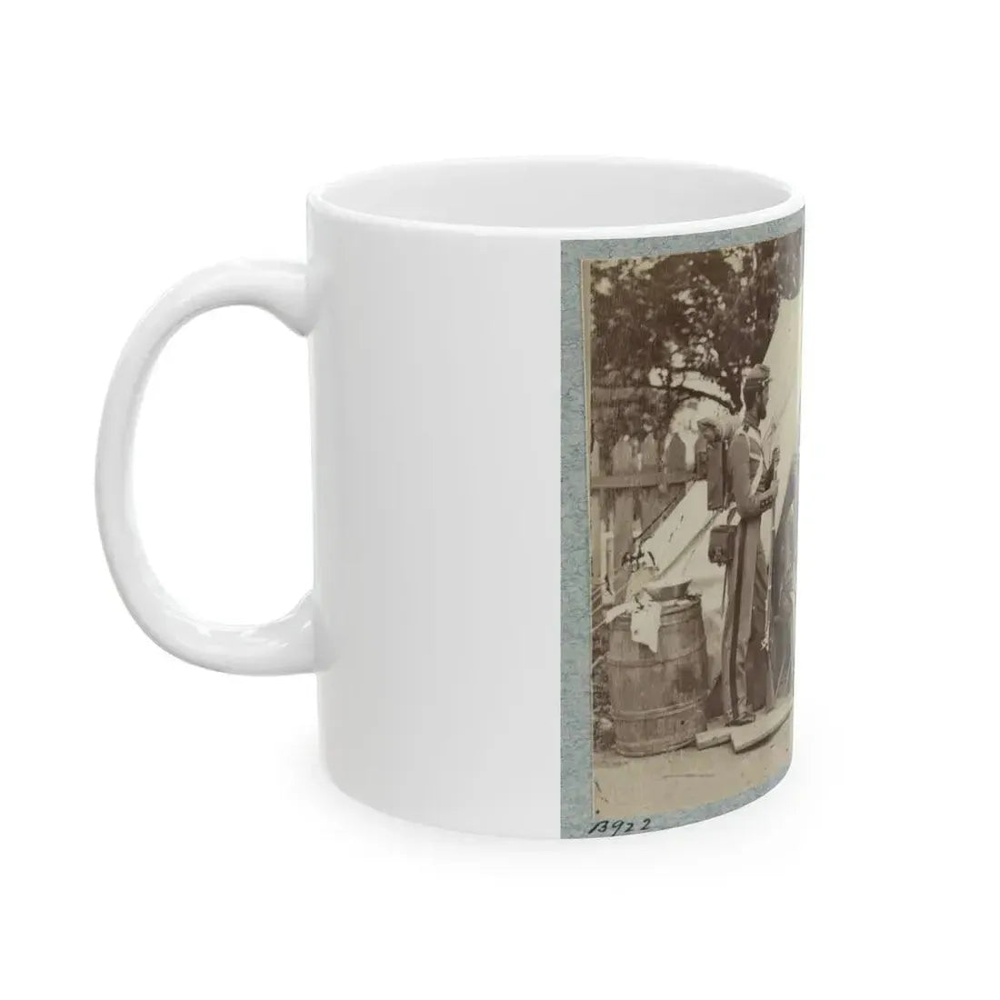 7th New York State Militia, Camp Cameron, D.C., 1861 007 (U.S. Civil War) White Coffee Mug - Go Mug Yourself