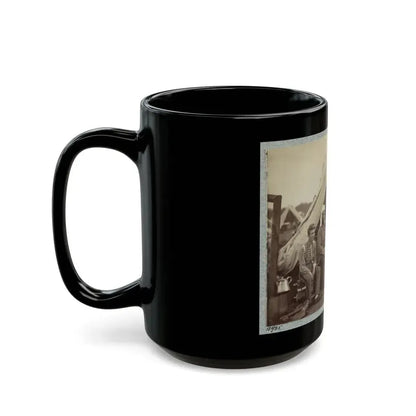 7th New York State Militia, Camp Cameron, D.C., 1861 008 (U.S. Civil War) Black Coffee Mug - Go Mug Yourself