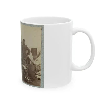 7th New York State Militia, Camp Cameron, D.C., 1861 008 (U.S. Civil War) White Coffee Mug - Go Mug Yourself