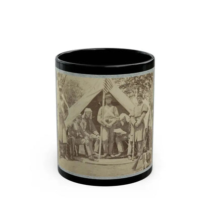 7th New York State Militia, Camp Cameron, D.C., 1861 009 (U.S. Civil War) Black Coffee Mug 11oz - Go Mug Yourself