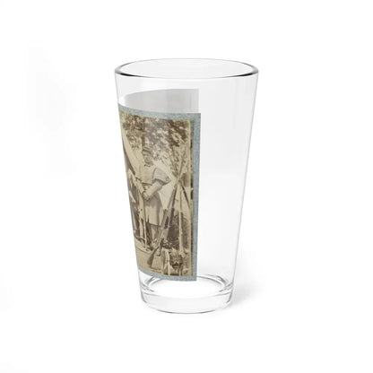 7th New York State Militia, Camp Cameron, D.C., 1861 009 (U.S. Civil War) Pint Glass 16oz - Go Mug Yourself