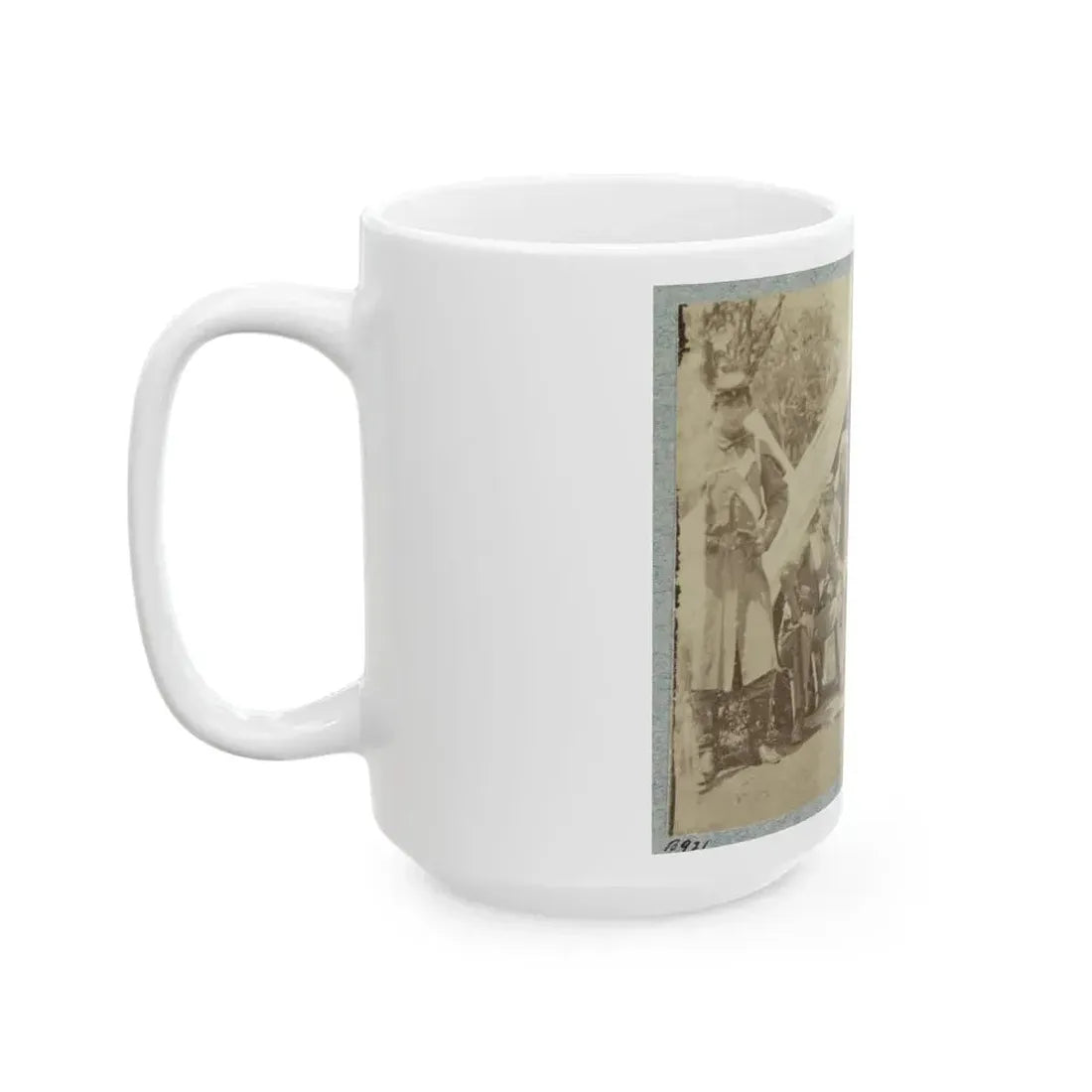 7th New York State Militia, Camp Cameron, D.C., 1861 009 (U.S. Civil War) White Coffee Mug - Go Mug Yourself