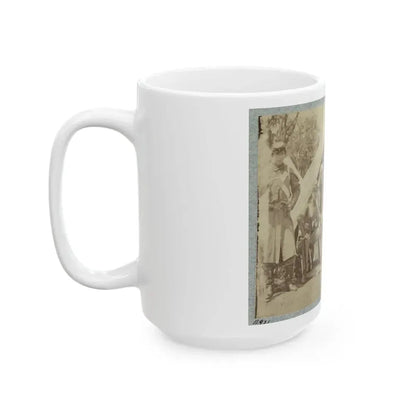 7th New York State Militia, Camp Cameron, D.C., 1861 009 (U.S. Civil War) White Coffee Mug - Go Mug Yourself