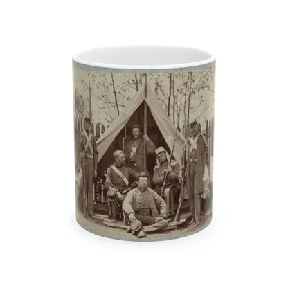 7th New York State Militia, Camp Cameron, D.C., 1861 010 (U.S. Civil War) White Coffee Mug 11oz - Go Mug Yourself