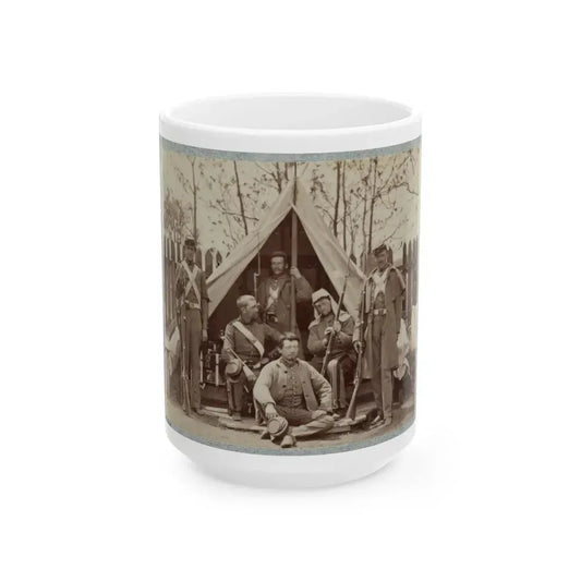 7th New York State Militia, Camp Cameron, D.C., 1861 010 (U.S. Civil War) White Coffee Mug 15oz - Go Mug Yourself