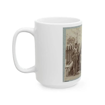 7th New York State Militia, Camp Cameron, D.C., 1861 010 (U.S. Civil War) White Coffee Mug - Go Mug Yourself